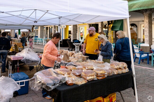 Try the man varieties of fresh breads at the European Village Farmer's Market.