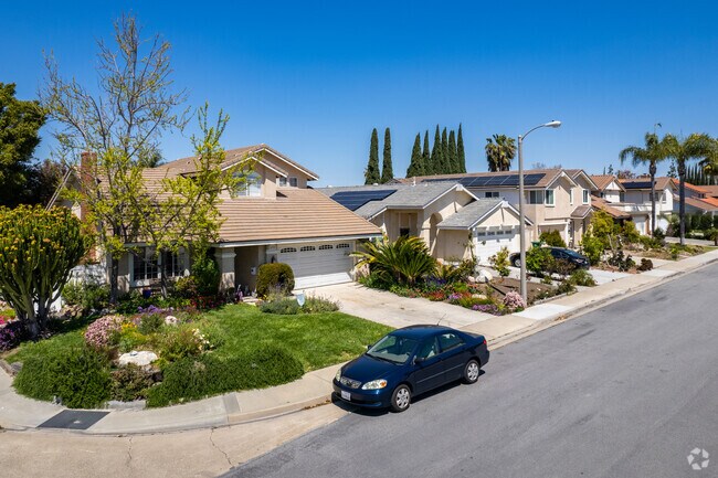Solar panels on some Walnut homes help lower energy costs.