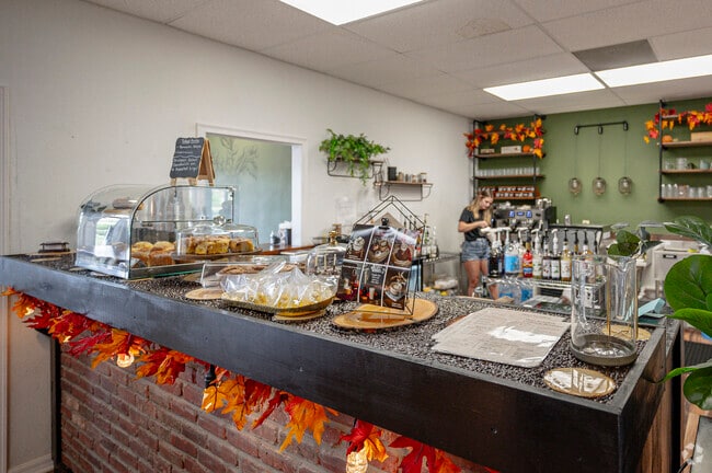 Local favorite Pines to Palms Coffee in Village of Pine Run is a great place for a coffee break.