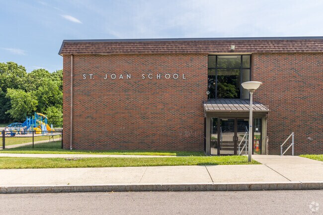 Main entrance at Blackstone Valley Prep Elementary School.