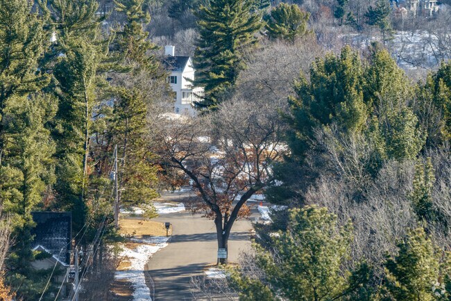 Immanuel Lutheran High School has a private campus surrounded by trees.