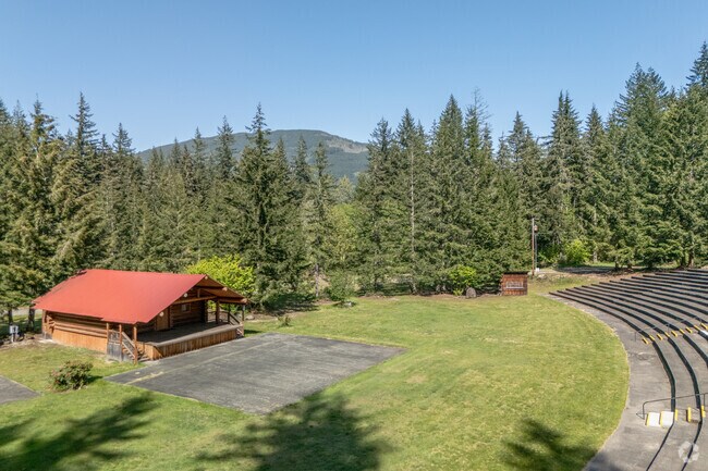 Catch some live music at the Darrington Bluegrass Music Park near Swede Heaven.