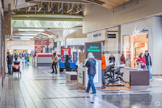 Near Spruce Hills, the Alderwood Shopping Mall has many department stores to choose from.