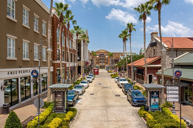 Perkins Rowe offers upscale retail options near Wildwood.