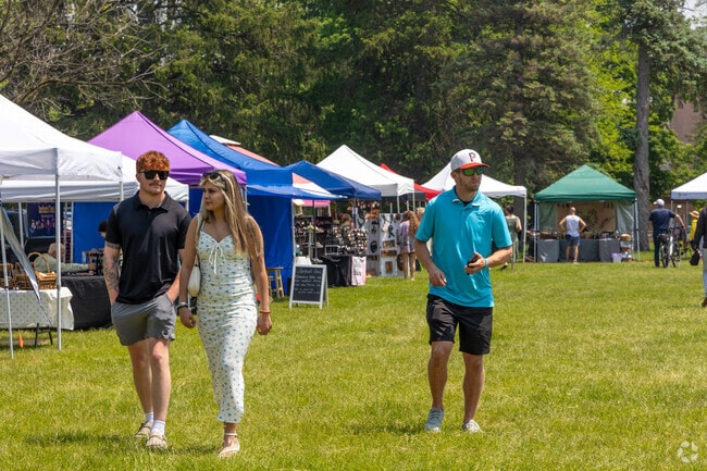 The Village at Grand Traverse Commons Outdoor Craft & Vendor Show welcomes merchants yearly.