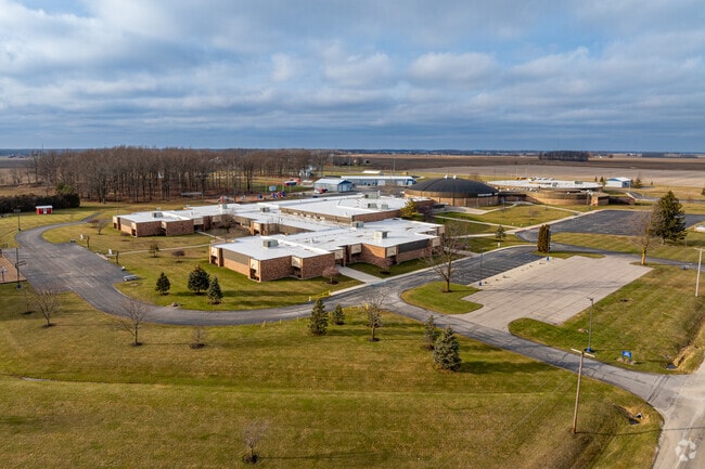 Southern Wells Junior/Senior High School shares the campus with the elementary school.