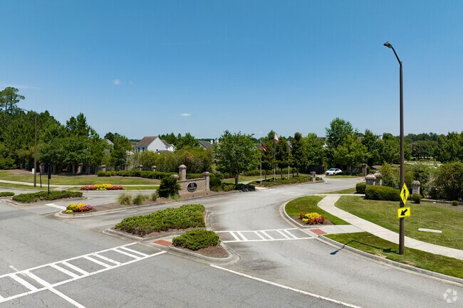 Several communities throughout Godley Station offer private gated entrances.