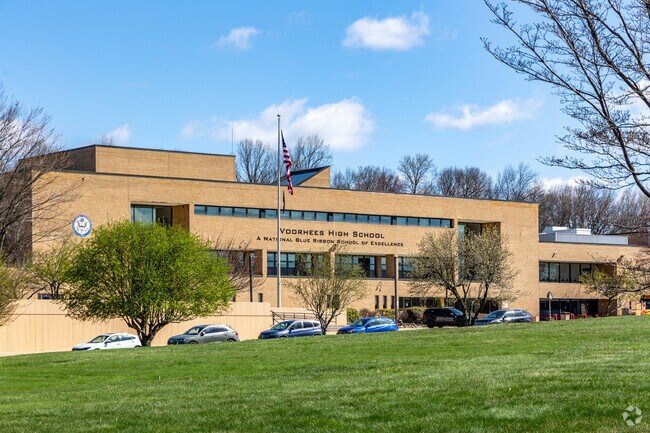 Voorhees High School holds an overall Niche grade of A- and offers strong academic and athletic programs.