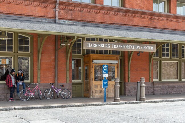 Camp Hill commuters can catch the Amtrak at the downtown train station in Harrisburg.
