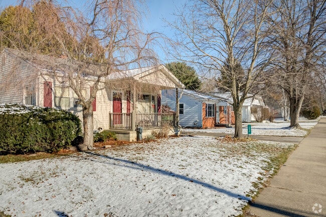 Brighton's streets are neatly lined with homes.