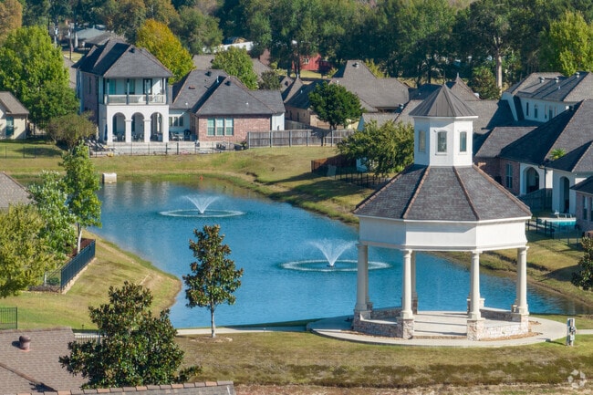 The scenery and fountains found of Pilette is peaceful and calming to many residents.