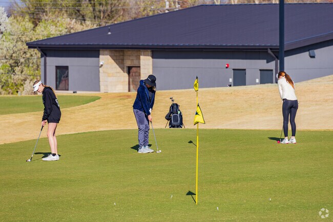 KickingBird golf course is just west of East Edmond with 18 holes of fairways to discover.