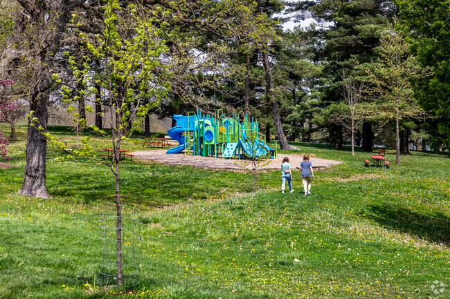 Residents of Fairfield can stroll among the grounds of Waterworks Park.