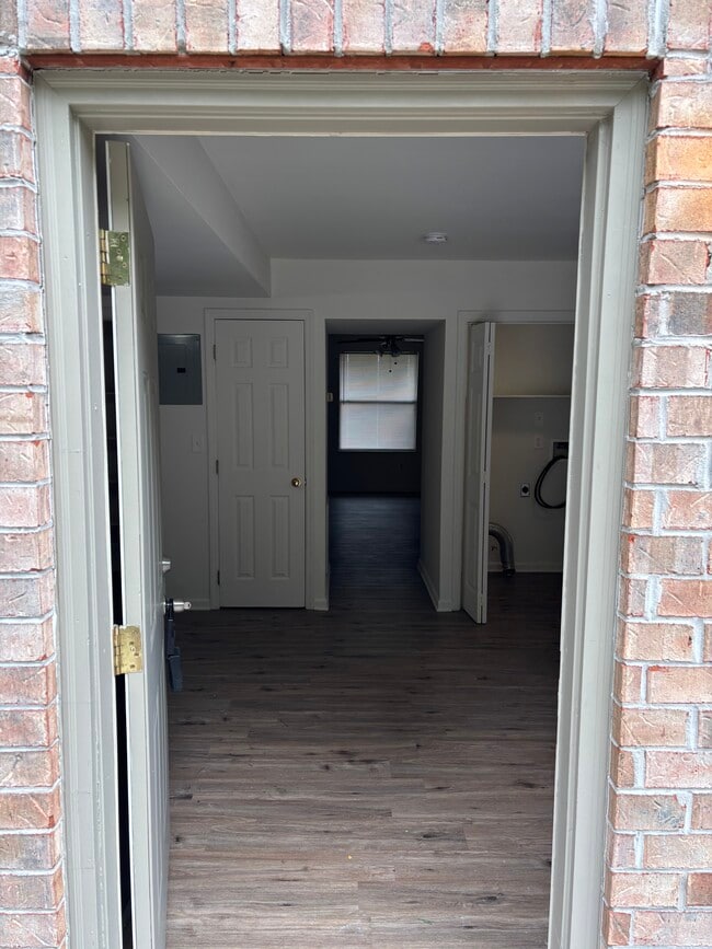 Walking in from the back patio