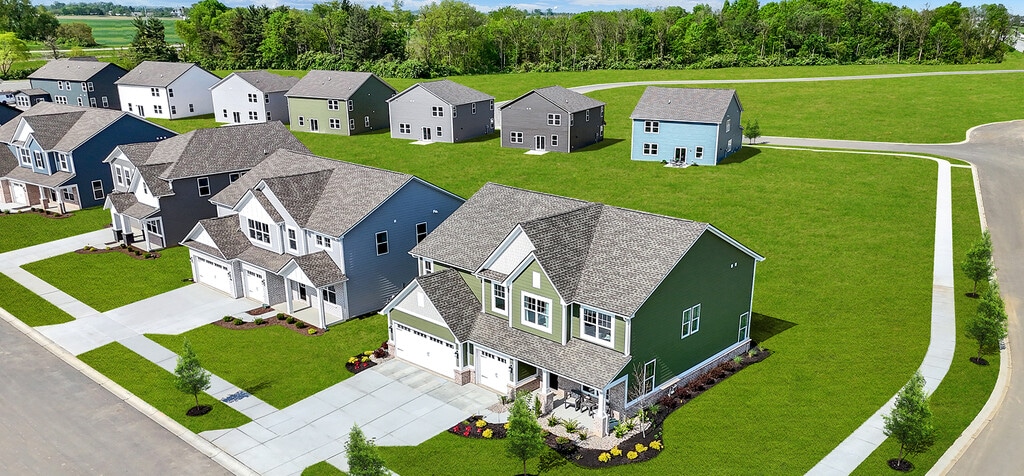 Grand Vista Aerial Streetscape