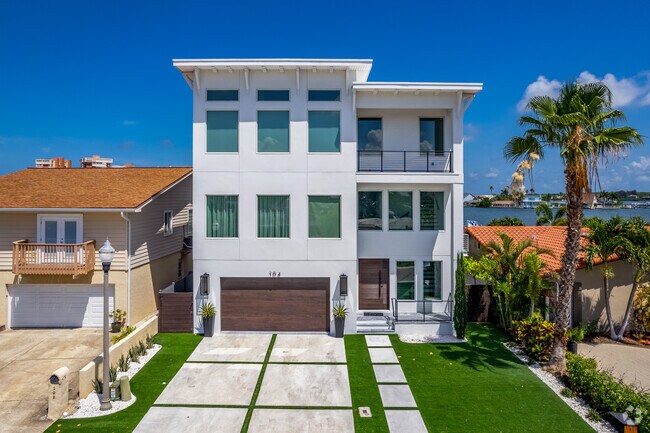 New Construction can be seen around Redington Shores and adding that new Modern touch home.