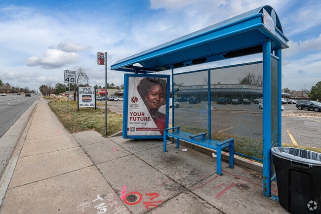 Side Creek locals use the bus line to connect all around Aurora, Colorado.