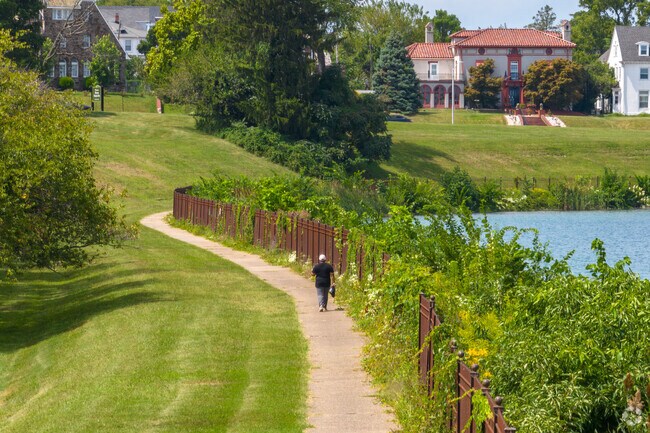 take. stroll in Hanlon-Longwood next to Lake Ashburton.