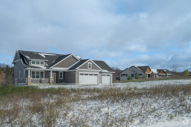 There are new homes being built in Eau Galle.