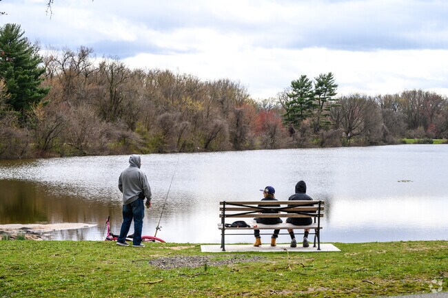 Cast a line in the pond of Saddle River County Park.
