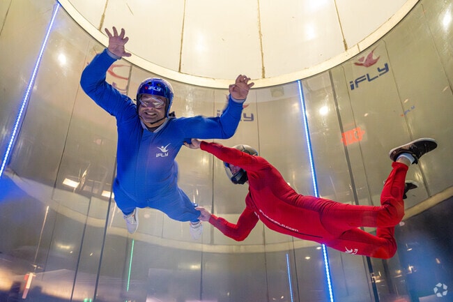 Indoor skydiving iFly is inside the Scarborough neighborhood.