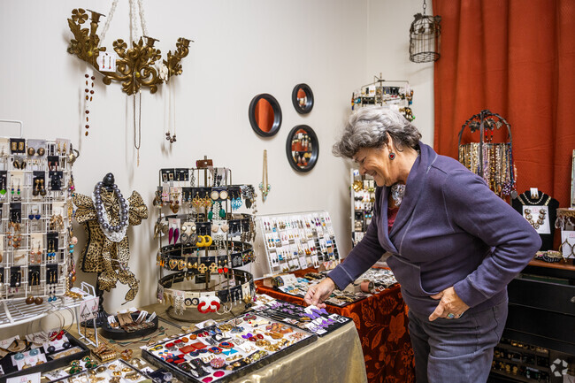 Luxury T's Boutique near Port Barrington also sells custom jewelry at the back of the store.