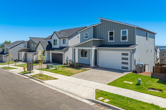 There are pockets of newly built contemporary communities within East Bull Mountain.