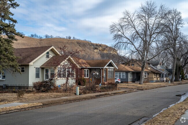 The streets of Red Wing are lined with a variety of bungalow style homes.
