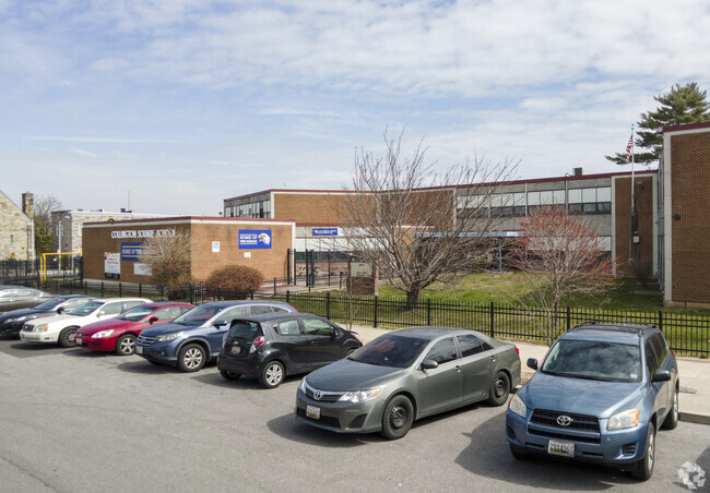 Collington Square Elementary School parking lot.