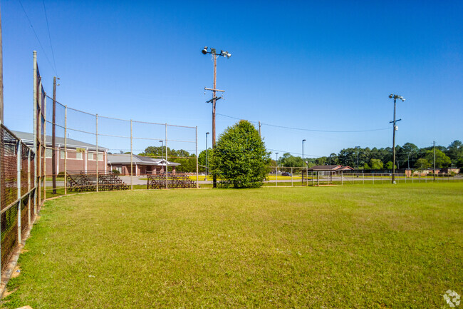 Martha Gaskins Elementary School features a baseball field that students can use.