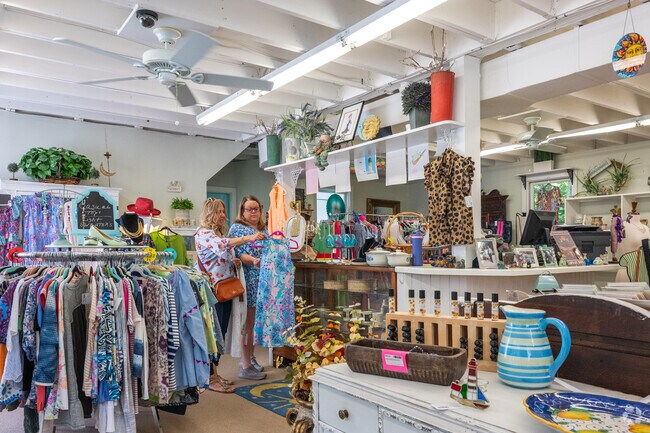 Brighten up your wardrobe with a few garments from Sun and The Moon Consignment Shop in Marstons Mills.
