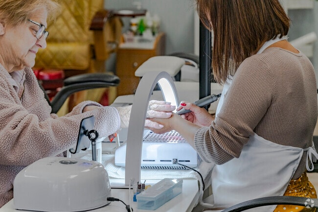 Come and get a manicure with the friendly staff at M&M Beauty Salon in Naugatuck.