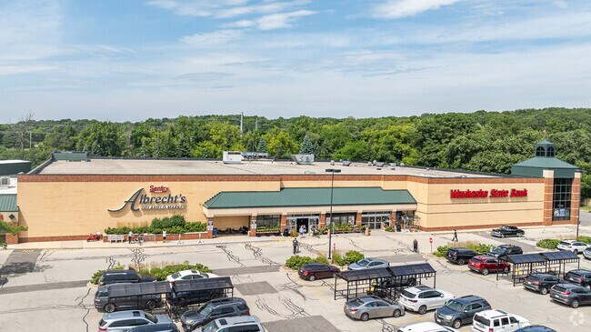 Chain grocery stores are minutes away from Delafield.