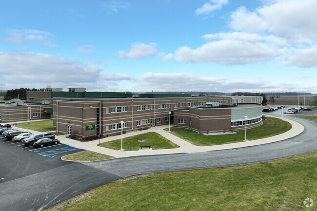 Evergreen High School Side View - 2