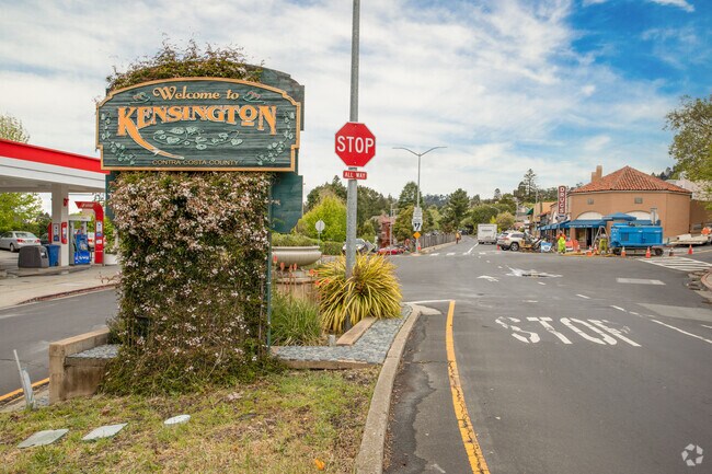 Kensington is a beautiful neighborhood at the top of the Berkeley hills in the east bay.