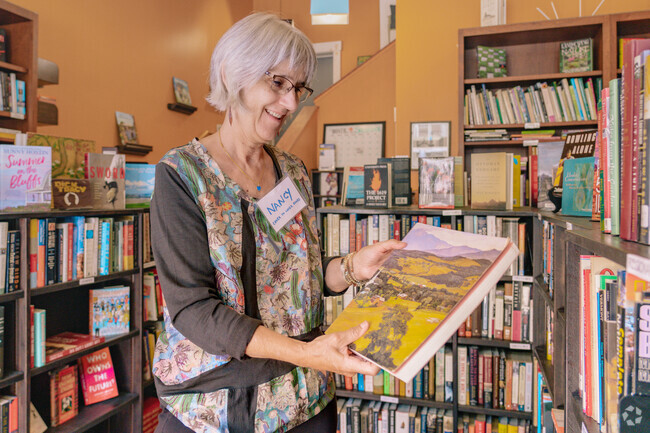 Locals love shopping at Cover to COVER Books where proceeds directly go to help the community.