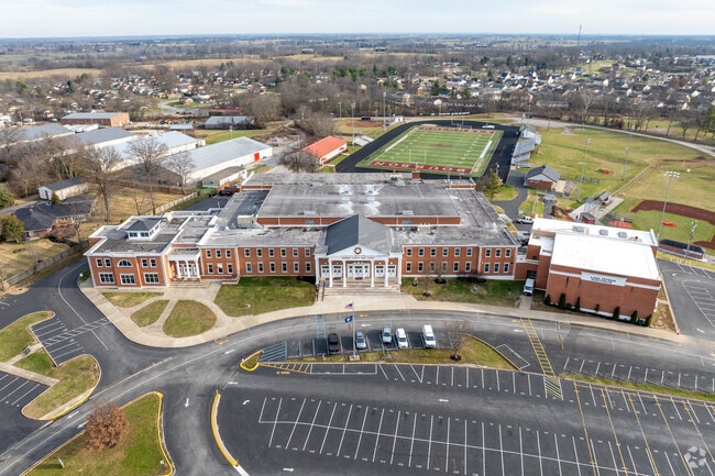 Bourbon County High School has a colonial design.
