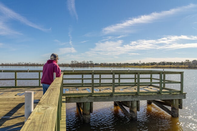 An Orange, TX local enjoys a day of fishing.