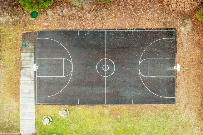 An aerial view of The Georgetown School.