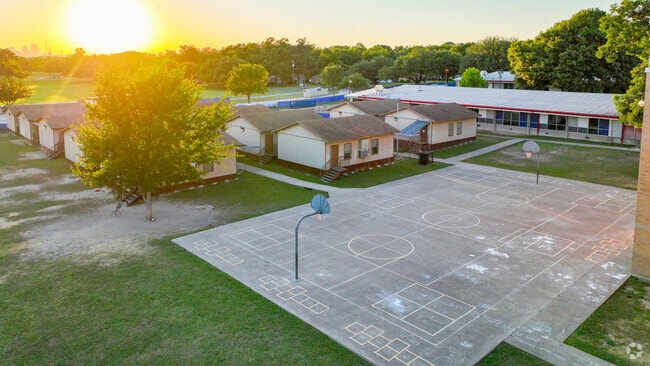 Basketball courts are a great workout at Ascher Silberstein Elementary in Parkdale.