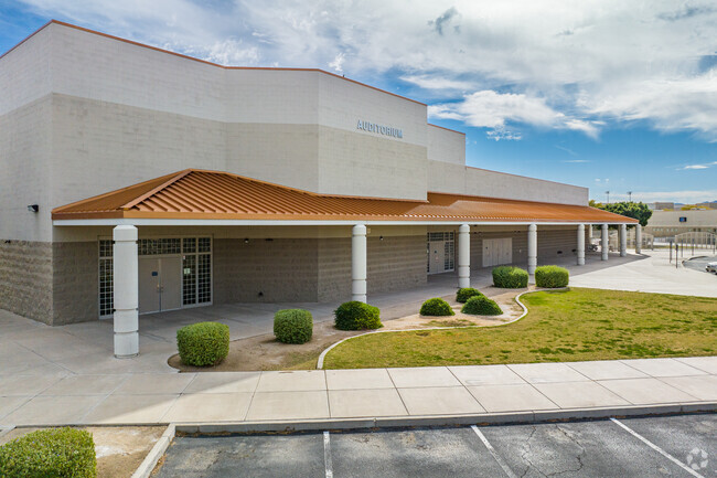 The gym building at Willow Canyon High School in Surprise.