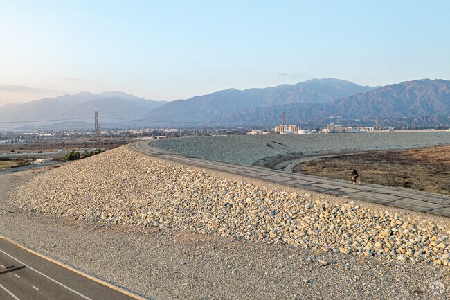 Locals can enjoy a long bike ride at the Sante Fe Dam in Baldwin Park, California.