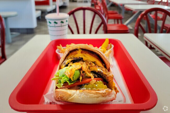 Ramona is home to an In-N-Out Burger, where locals can grab its famous sandwiches.