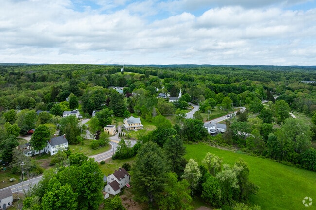 Old Douglas common is surrounded by historic homes.