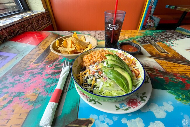Casa Colima serves burritos and Mexican plates in Fisher’s Village‑Orchards.