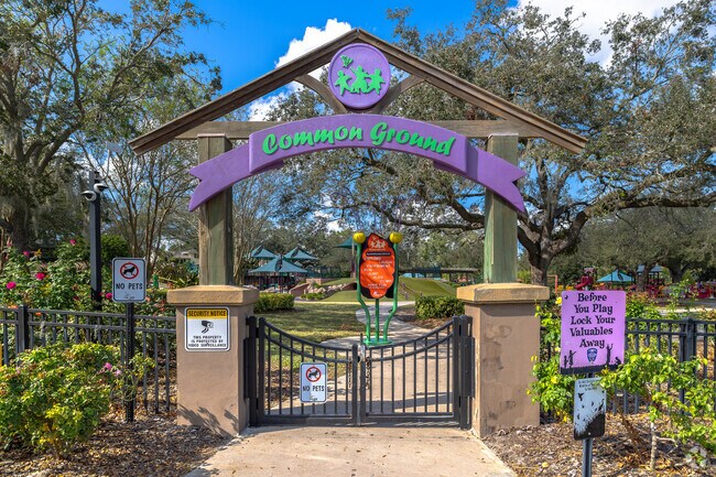 Common Ground Park is Polk County’s first all inclusive recreational playscapes.