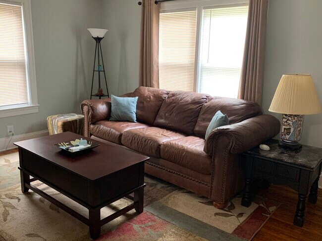 Genuine leather sofa
