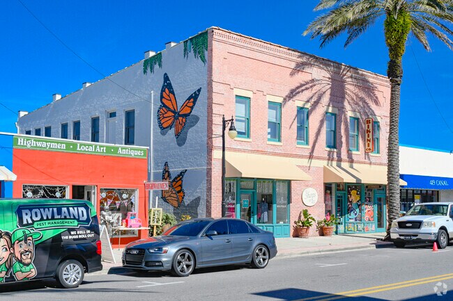 You can find colorful local artwork along Canal Street in Canal Downtown.
