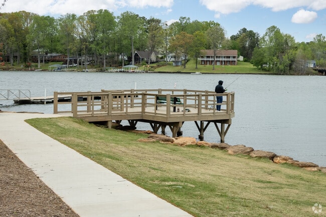 Fishing is a popular hobby at Anchor Park in Inman, SC.
