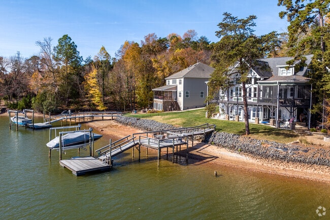Tega Cay offers a variety of lakefront homes for those seeking a waterfront lifestyle.